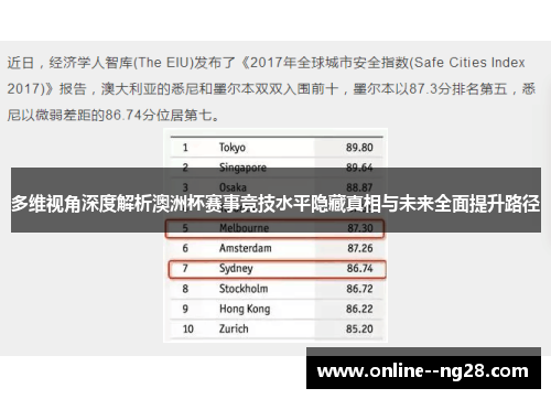 多维视角深度解析澳洲杯赛事竞技水平隐藏真相与未来全面提升路径